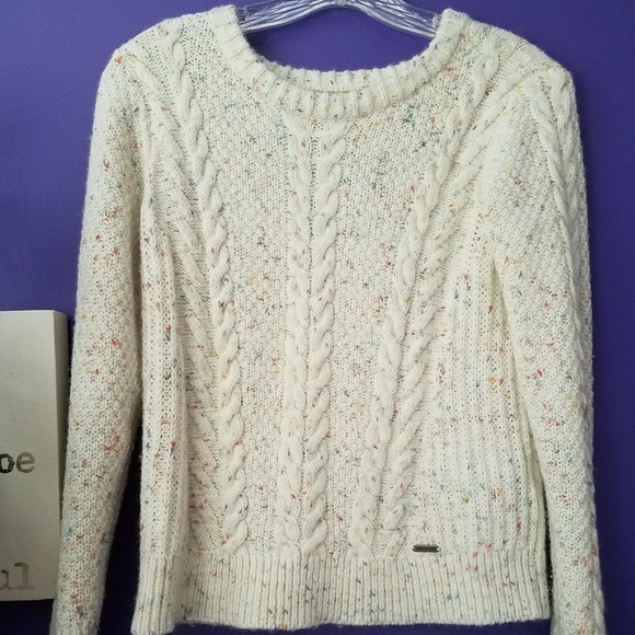Hollister Soft & Fuzzy Knit Sweater Top - Picture 1 of 4